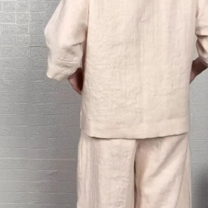 Noa | Ensemble Minimaliste Ample en Deux Pièces