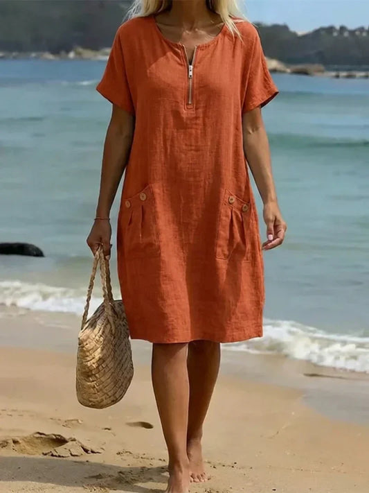 Pascale™ | Robe Maxi à Zip